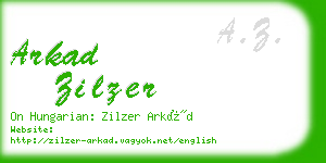 arkad zilzer business card